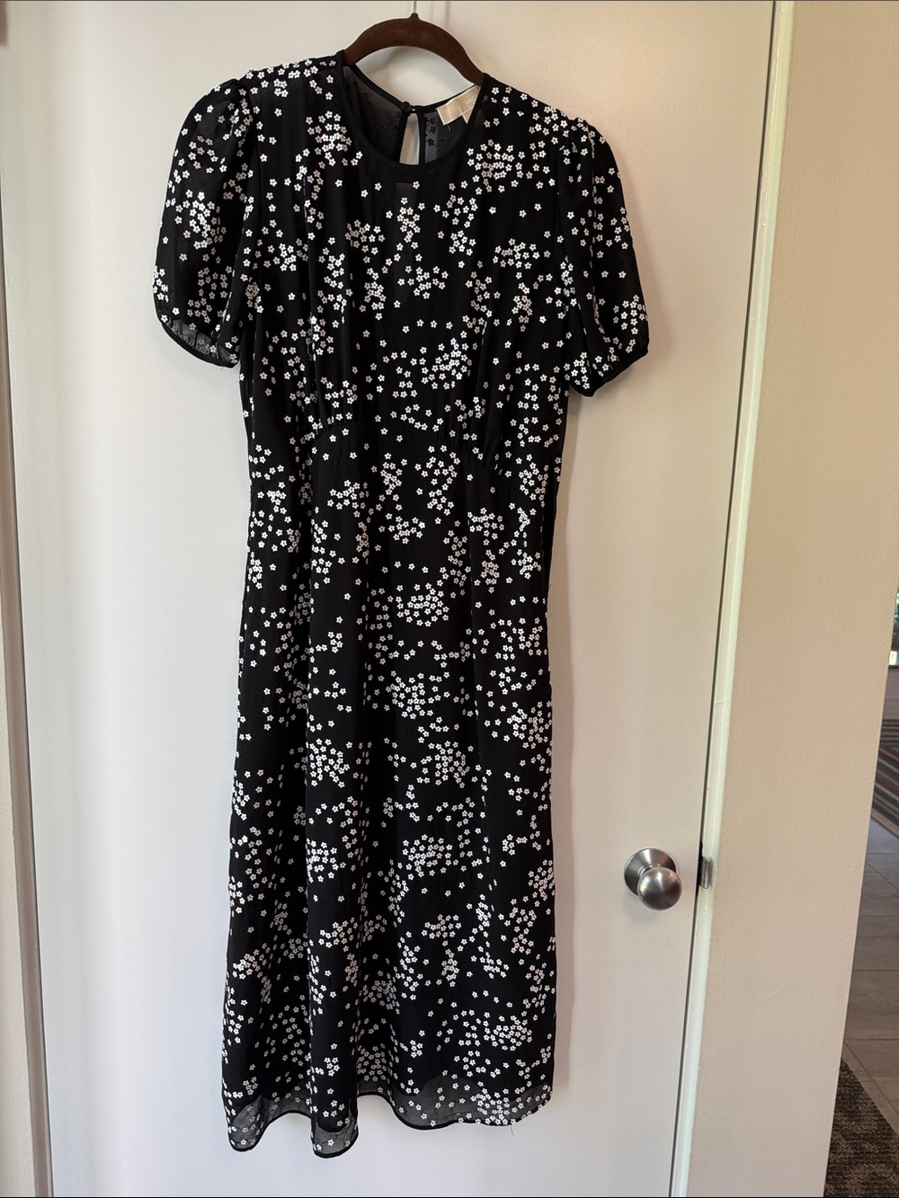 Michael Kors flower sequined party dress